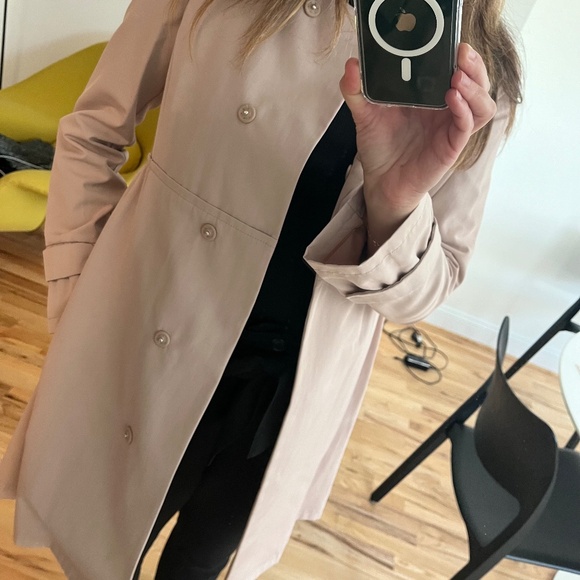 NEW Trench Coat MAX and Co (by MaxMara) with removable padded lining Size US6 - Picture 15 of 17